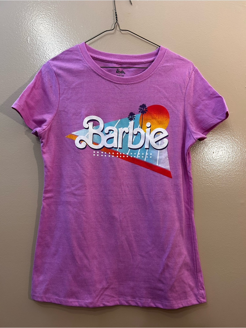 Barbie Ladies Pink Graphic Tee
